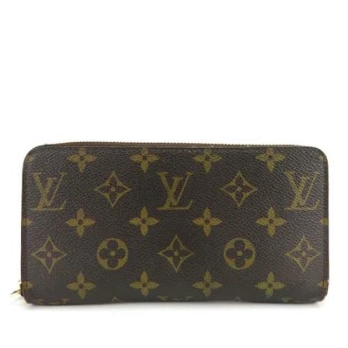 Pre-owned Canvas wallets Louis Vuitton Vintage , Brown , Dames