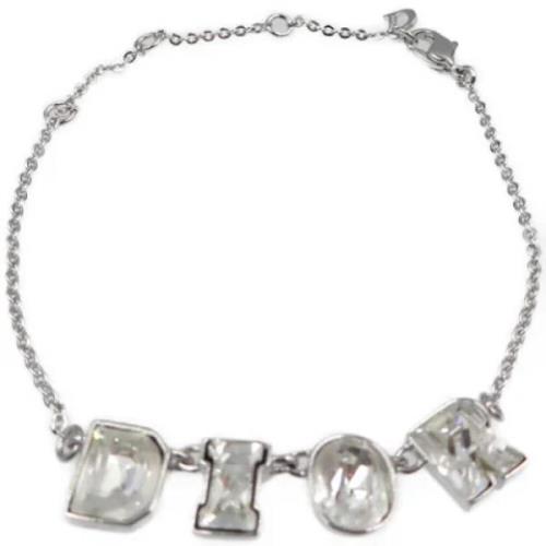 Pre-owned Metal dior-jewelry Dior Vintage , Gray , Dames