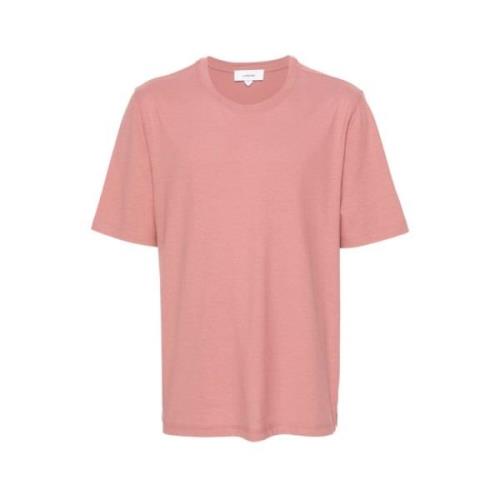 Roze Katoenen T-shirt Lichtgewicht Jersey Lardini , Pink , Heren