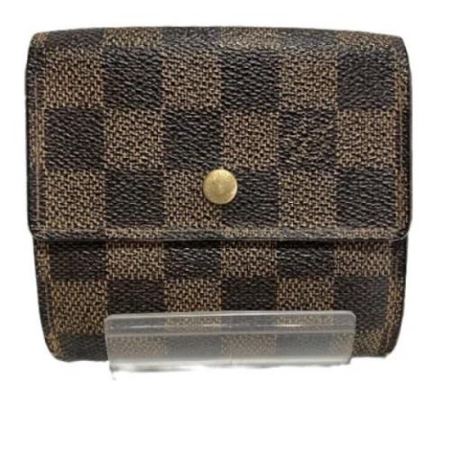 Pre-owned Canvas wallets Louis Vuitton Vintage , Brown , Dames