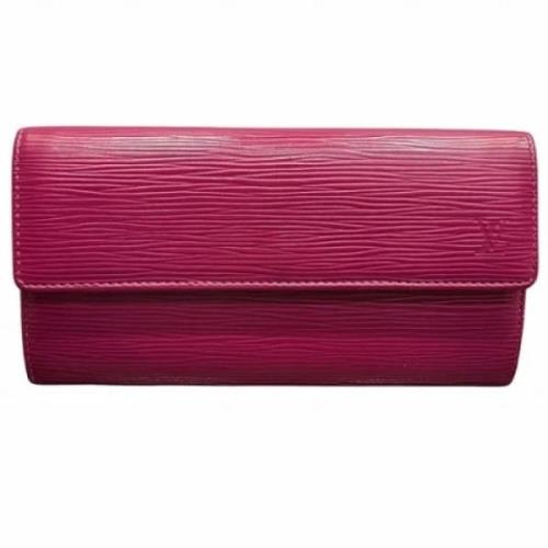 Pre-owned Fabric wallets Louis Vuitton Vintage , Purple , Dames