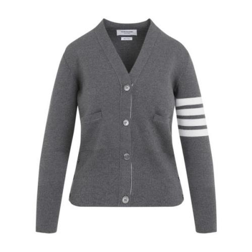 Klassieke Wollen Vest Thom Browne , Gray , Dames