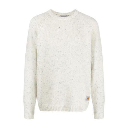 Anglistic Sweater Pullover Carhartt Wip , White , Heren