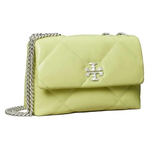 Gewatteerde Schoudertas met Kettingband Tory Burch , Green , Dames