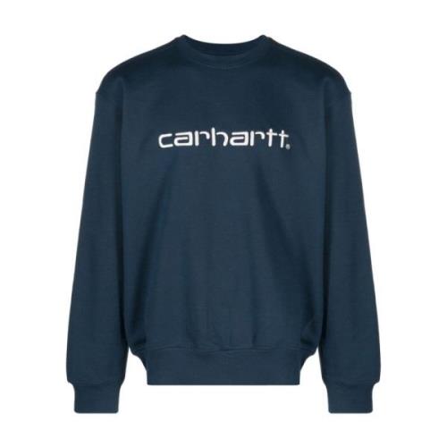 1RB Sweater Gebreide kleding Carhartt Wip , Blue , Heren