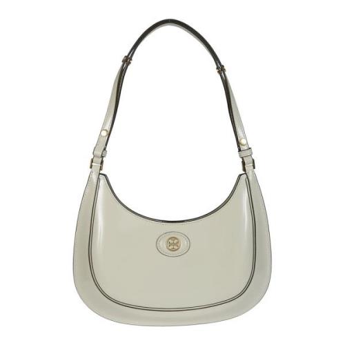 Omkeerbare Halvemaan Schoudertas Tory Burch , White , Dames