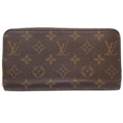 Pre-owned Canvas wallets Louis Vuitton Vintage , Brown , Dames