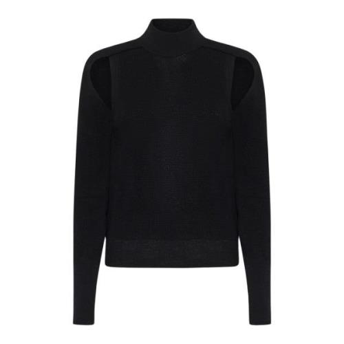 Zwarte Sweaters voor Mannen Roberto Collina , Black , Dames