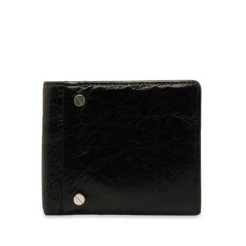 Pre-owned Leather wallets Balenciaga Vintage , Black , Dames