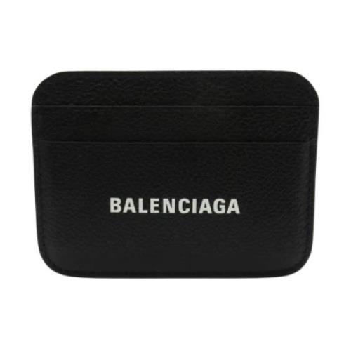 Pre-owned Leather wallets Balenciaga Vintage , Black , Unisex