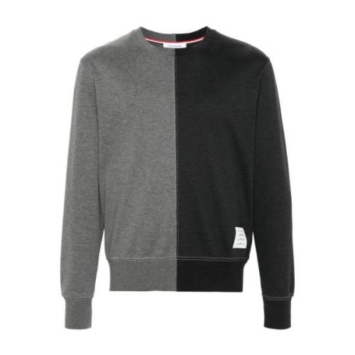 Contraststiksel Jersey Sweater Thom Browne , Multicolor , Heren