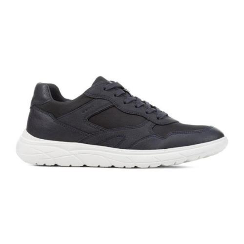 Blauwe Portello Sneakers voor Mannen Geox , Blue , Heren