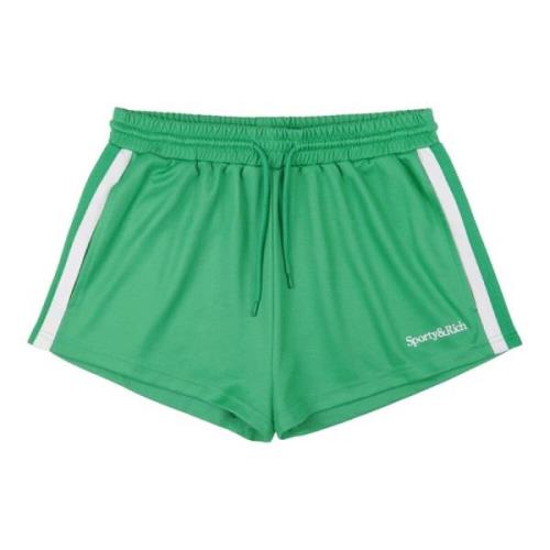 Geborduurde Roller Shorts Sporty & Rich , Green , Dames