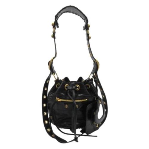 Pre-owned Leather balenciaga-bags Balenciaga Vintage , Black , Dames