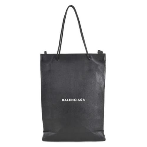 Pre-owned Leather shoulder-bags Balenciaga Vintage , Black , Dames