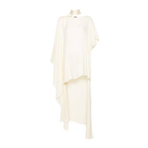 Ivoor Wit Cold-Shoulder Kaftan Jurk Taller Marmo , Beige , Dames