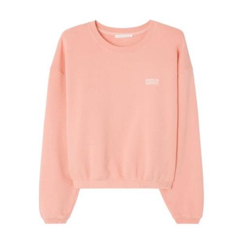 Femme Sweat Izu03A American Vintage , Pink , Dames