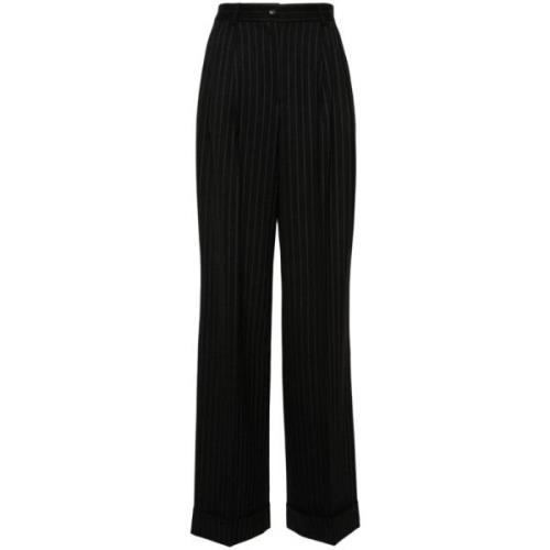 Wide Trousers Dolce & Gabbana , Black , Dames