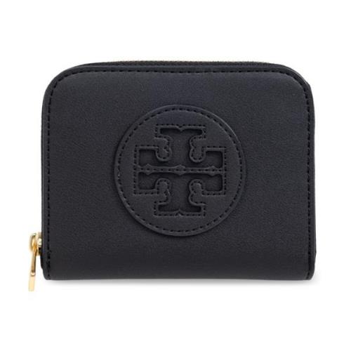 Leren portemonnee Tory Burch , Black , Dames