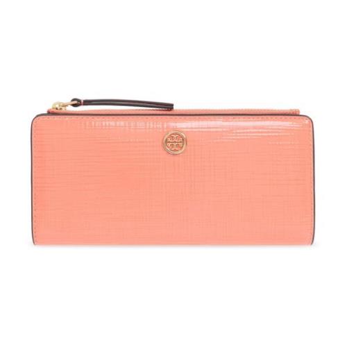 Leren Portemonnee Tory Burch , Pink , Dames