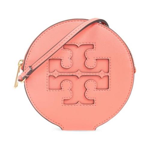 Leren portemonnee Tory Burch , Pink , Dames