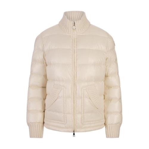 Witte Arcelot Donsjas Moncler , White , Dames