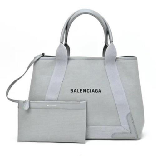Pre-owned Canvas handbags Balenciaga Vintage , Gray , Dames