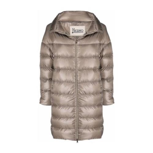 Dove Grey Donsgevulde Jas Herno , Gray , Dames