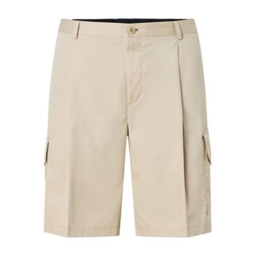 Katoenen Cargo Shorts voor Mannen Calvin Klein , Beige , Heren