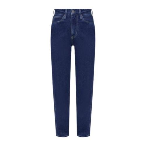 Blauwe Rinse Archief Jeans voor Vrouwen Calvin Klein , Blue , Dames