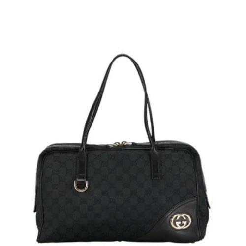 Pre-owned Leather gucci-bags Gucci Vintage , Black , Dames