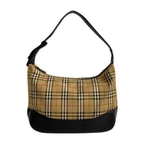 Pre-owned Fabric handbags Burberry Vintage , Brown , Dames