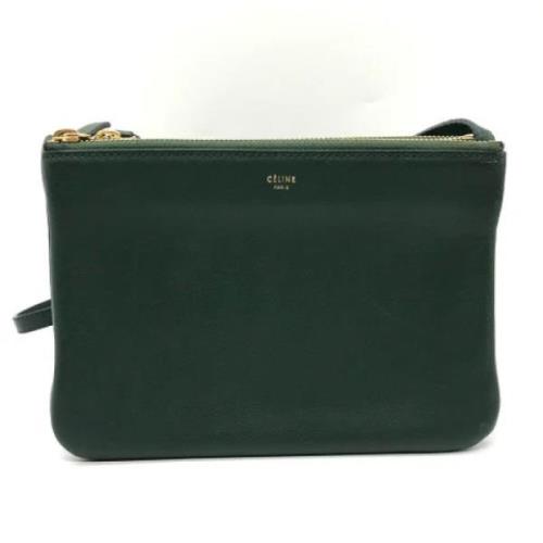 Pre-owned Fabric celine-bags Celine Vintage , Green , Dames