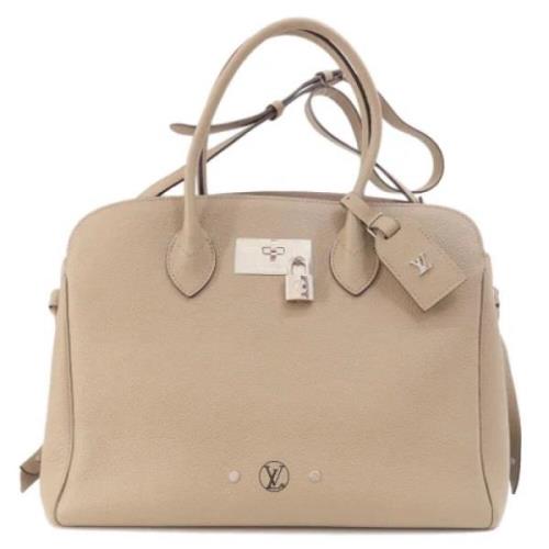 Pre-owned Fabric louis-vuitton-bags Louis Vuitton Vintage , Beige , Da...