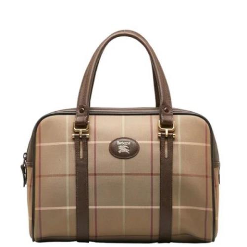 Pre-owned Fabric handbags Burberry Vintage , Brown , Dames