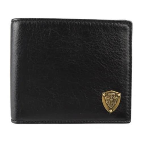 Pre-owned Leather wallets Gucci Vintage , Black , Dames