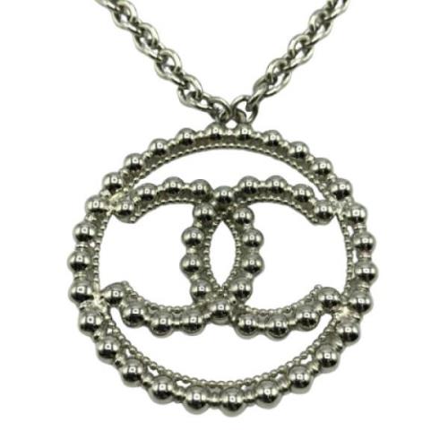 Pre-owned Metal chanel-jewelry Chanel Vintage , Gray , Dames