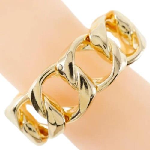 Pre-owned Metal chanel-jewelry Chanel Vintage , Yellow , Dames