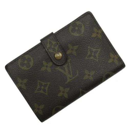 Pre-owned Canvas wallets Louis Vuitton Vintage , Brown , Dames