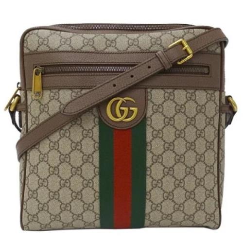 Pre-owned Fabric gucci-bags Gucci Vintage , Beige , Dames