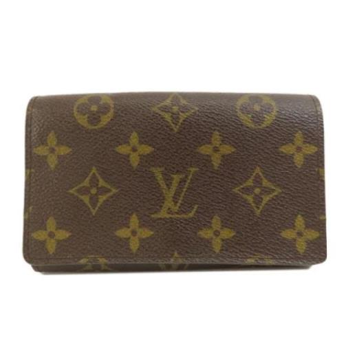 Pre-owned Canvas wallets Louis Vuitton Vintage , Brown , Dames