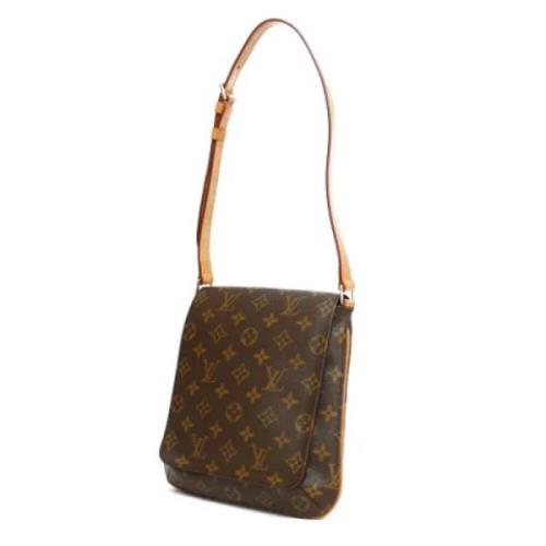 Pre-owned Canvas shoulder-bags Louis Vuitton Vintage , Brown , Dames