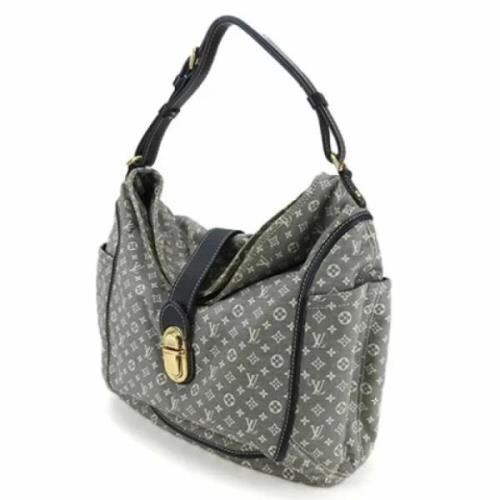 Pre-owned Canvas shoulder-bags Louis Vuitton Vintage , Gray , Dames