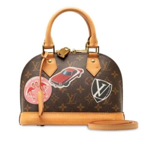 Pre-owned Fabric louis-vuitton-bags Louis Vuitton Vintage , Brown , Da...