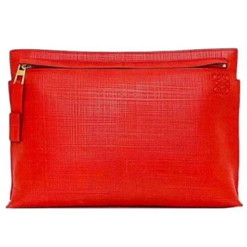 Pre-owned Fabric handbags Loewe Pre-owned , Red , Dames