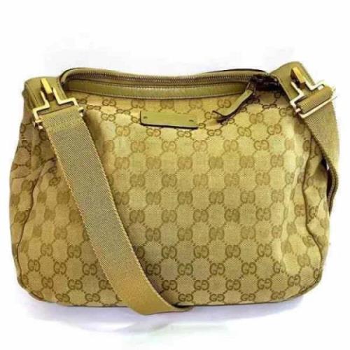 Pre-owned Fabric gucci-bags Gucci Vintage , Beige , Dames