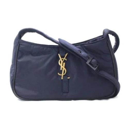 Pre-owned Fabric shoulder-bags Yves Saint Laurent Vintage , Blue , Dam...