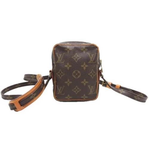 Pre-owned Canvas shoulder-bags Louis Vuitton Vintage , Brown , Dames