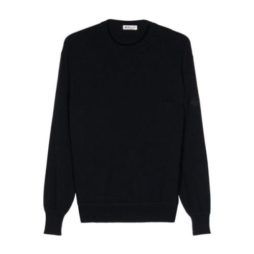 Chique Sweater Modellen Bally , Black , Heren