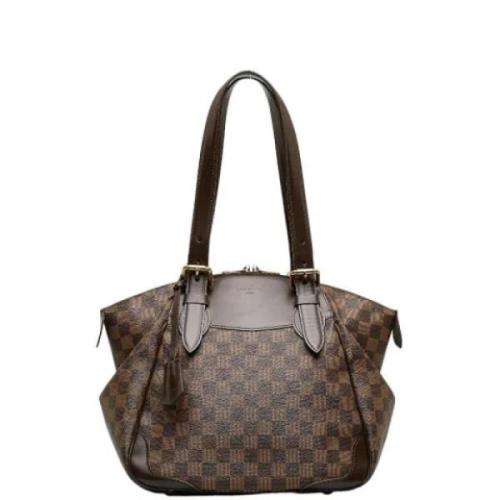 Pre-owned Fabric louis-vuitton-bags Louis Vuitton Vintage , Brown , Da...